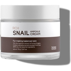 Питательный, антивозрастной крем-концентрат для лица Tenzero Rich Snail Ampoule Cream 2X, 70 г