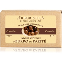 Мыло туалетное твердое защитное с маслом Ши L'Erboristica Vegetable Soap, 100 г