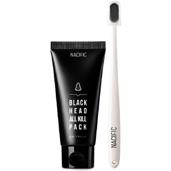 Очищающая маска с углем против черных точек на лице Blackhead All Kill Pack, 40 мл