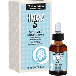 Сыворотка для лица увлажняющая с гиалуроновой кислотой l'Erboristica HYDRA 5 Siero Viso, 15 мл