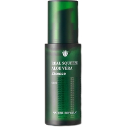 Увлажняющая эссенция для упругости гладкости кожи лица Real Squeeze Aloe Vera Essence, 50 мл