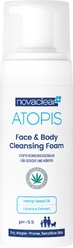 Очищающая пенка для лица и тела для детей и взрослых Novaclear Atopis, 150 мл