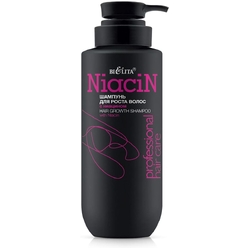 Niacin Шампунь для роста волос с ниацином Professional HAIR CARE, 500 мл.