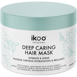 Маска для восстановления волос «Увлажнение и блеск» ikoo infusions Hydrate and Shine Deep Caring Hair Mask, 200 мл