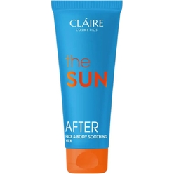 Claire The Sun Успокаивающее молочко для лица и тела после загара, 200 мл.