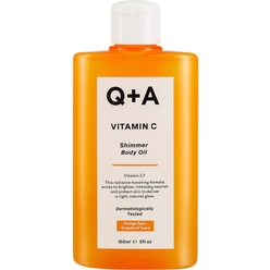 Q+A Увлажняющее масло-шиммер для тела Q+A Vitamin C Shimmer Body, 150 мл
