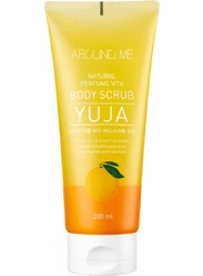 Скраб для тела с экстрактом юдзу Around Me Natural Perfume Vita Body Scrub Yuja, 200 мл