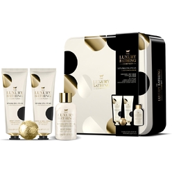 Косметический набор Sparkling Pear & Nectarine Blossom (Гель для душа Body Wash, 50 мл + Крем для тела Body Cream, 50 мл + Соль для ванны Bath Fizzer, 25 г + Крем для рук и ногтей Hand & Nail Cream, 50 мл)