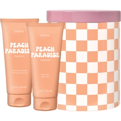 Набор Peach Paradise Fragrance (Отшелушивающий гель для душа,200 мл+Лосьон для тела, 200 мл)