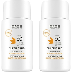 Набор косметический LABORATORIOS BABE "1+1": Супер флюид SPF50 / SUPER FLUID SUNSCREEN SPF50, 50мл - 2 шт.