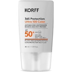 Солнцезащитный тонирующий флюид для лица 365 Protection Ultra 100 Color Redness And Spot Prevent Ultraprotector Face Fluid SPF 50+, 40 мл