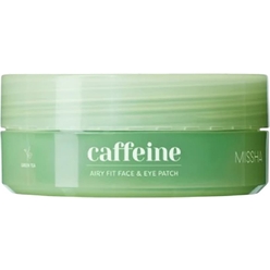 Missha Гидрогелевые патчи с кофеином для глаз Airy Fit Caffeine Depuffing Face&Eye Patch, 60 шт