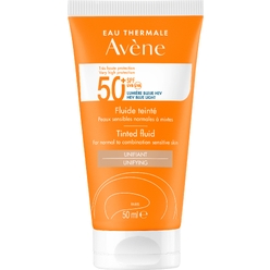 Солнцезащитный флюид с оттенком Eau Thermale Avene SPF 50+, 50 мл