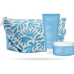 Парфюмерно-косметический набор (Очищающий скраб для тела Nordic Spa Cleansing Scrub, 250 мл и Тонизирующий гель для душа Nordic Spa Toning Shower Gel, 300 мл)