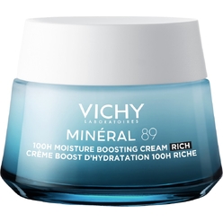 Крем для лица интенсивно увлажняющий 100ч для сухой кожи Mineral 89, 50 мл
