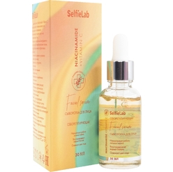 Сыворотка для лица Niacinamide + Vitamin C, товарный знак SelfieLab, флакон 30 мл