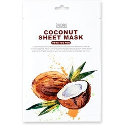 Увлажняющая, питательная тканевая маска для лица Tenzero Coconut Sheet Mask, 25 мл