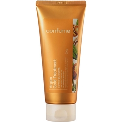 Питательная маска для волос с золотом и комплексом масел Welcos Confume Argan Gold Treatment, 200 мл