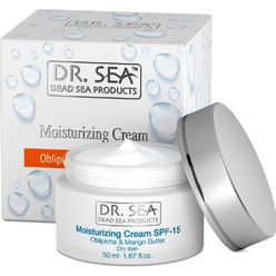 Увлажняющий крем для лица с маслом облепихи и экстрактом манго Moisturizing Face Cream - Oblipicha & Mango SPF 15, 50 мл