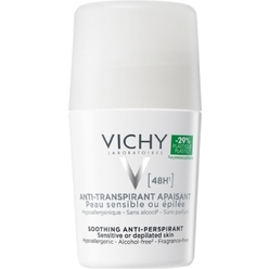 Шариковый дезодорант Vichy для чувствительной кожи 48 часов, 50 мл