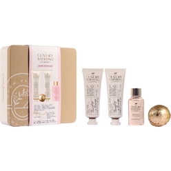 Косметический набор Warm Vanilla (Гель для душа Body Wash 50мл+Крем для тела Body Cream 50мл+Соль для ванны Bath Fizzer 25г+Крем для рук и ногтей Hand & Nail Cream 50мл)