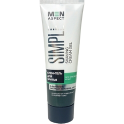 Крем-гель для бритья для чувствительной кожи Men Aspect Simple, 75 гр