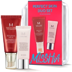 Missha Набор для макияжа BB-крем + Основа под BB-крем Missha Perfect Skin Duo Set (No.23) 50 мл + 20 мл