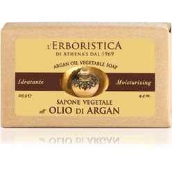 Мыло туалетное твердое увлажняющее с аргановым маслом L'Erboristica Vegetable Soap, 100 г