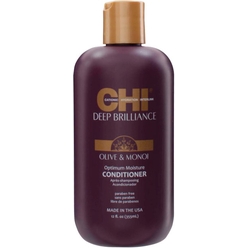 Кондиционер для поврежденных волос Deep Brilliance Olive & Monoi Optimum Moisture Conditioner, 355 мл