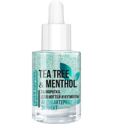 Сыворотка для ногтей и кутикулы антибактериальный эффект Luxvisage Tea Tree & Menthol, 10 г