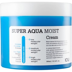 Увлажняющий крем для лица IOU Super Aqua Moist Cream, 300 мл