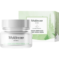 Освежающий крем для лица Vegan Green Mild Fresh Facial Cream, 60 мл