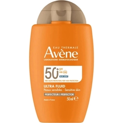 Ультралегкий солнцезащитный флюид-перфектор для лица SPF 50+, 50 мл