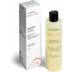 Pharmalife Research Aspersina Daily Use Shampoo Volume E Forza Шампунь для ежедневного применения, для создания объема, для тонких и ломких волос с муцином улитки, кератином и гиалуроновой кислотой