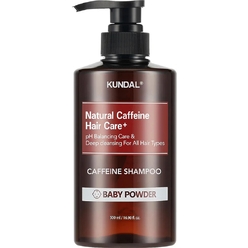 Шампунь c кофеином для ухода и глубокого очищения всех типов волос Kundal Caffeine Scalp Shampoo Baby Powder