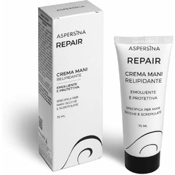 Pharmalife Research Aspersina Repair Crema Mani Крем для рук восстанавливающий питательный для сухой и потрескавщейся кожи с муцином улитки и миндальным маслом