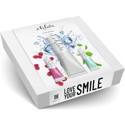 Набор (Зубная паста отбеливающая Ohlalá Dentifrice Menthe Blanchissante Toothpaste, 75 мл + Зубная паста Ohlalá Dentifrice Menthe Fraiche Toothpaste, 15 мл + Зубная паста Ohlalá Dentifrice Framboise Menthe Toothpaste, 15 мл)
