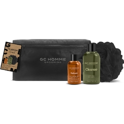 Косметический набор GC Homme Grooming/On The Go (Гель для душа GC Homme Grooming/Cleanse/Body Wash, 150 мл + Шампунь для волос и бороды GC Homme Grooming/Revive/Hair & Beard Wash, 50 мл + Мочалка Body Polisher)