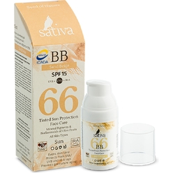 Крем ухаживающий солнцезащитный с тонирующим эффектом Tinted Sun Protection Face Care №66