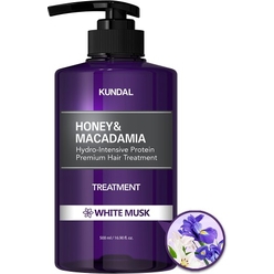 Кондиционер для волос KUNDAL HONEY & MACADAMIA HAIR TREATMENT WHITE MUSK, 500 мл