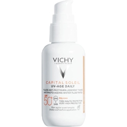 Флюид с тонирующим пигментом Vichy Capital Soleil UV-Age Daily SPF50+, 40мл