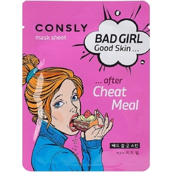 CONSLY Тканевая маска BAD GIRL - Good Skin после читмила, 23мл