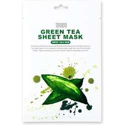 Увлажняющая, питательная тканевая маска для лица Tenzero Green Tea Sheet Mask, 25 мл