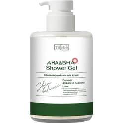 Обновляющий гель для душа Tashe Professional AHA&BHA Shower Gel, 280 мл