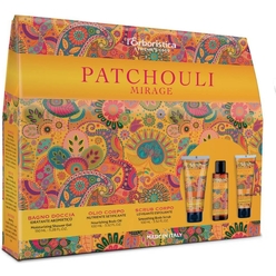 Набор Patchouli Mirage (Гель для душа парфюмированный увлажняющий Bagno Doccia,150 мл+Масло для тела питательное Olio Corpo,100 мл+Скраб для тела разглаживающий  Scrub Corpo, 100 мл)