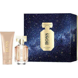 Парфюмерно-косметический набор BOSS HUGO BOSS THE SCENT FOR HER (Парфюмерная вода для женщин 50 мл + Женский лосьон для тела 100 мл)