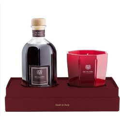 Набор (Ароматизатор воздуха для дома Dr. Vranjes Firenze Rosso Nobile, 250 мл+Свеча ароматическая Dr. Vranjes Firenze Rosso Nobile, 200 г)