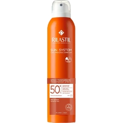 RILASTIL SUN SYSTEM Прозрачный спрей SPF 50+ для чувствительной кожи, 200 мл.