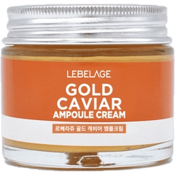 Омолаживающий крем для лица с экстрактом икры LEBELAGE GOLD CAVIAR AMPOULE CREAM