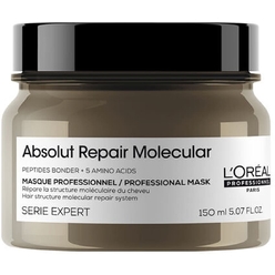 L`Oreal Professionnel Serie Expert Absolut Repair Molecular Профессиональная маска концентрированная "Absolut Repair Molecular" гаммы "Serie Expert" марки L`Oreal Professionnel, 150 мл.